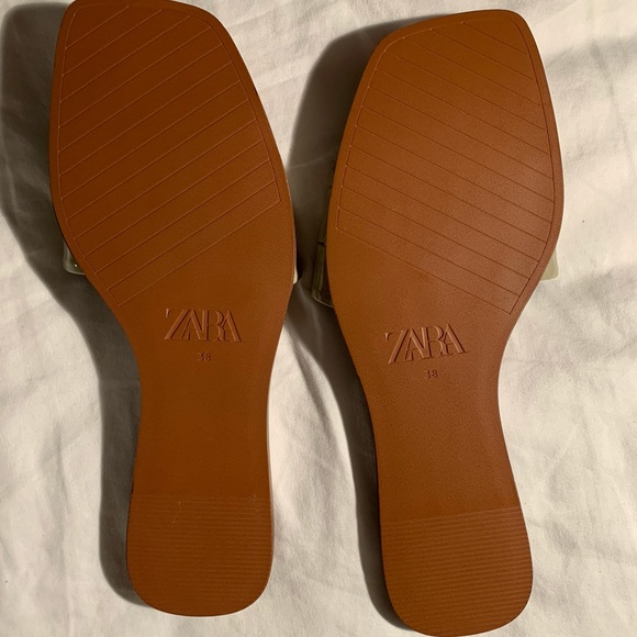 Brand new mint green zara flat sandals - Picture 4 of 6